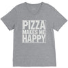 pizza makes me happy V-Neck Tee