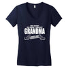 World's Greatest Grandma Looks Like Women's V-Neck T-Shirt