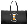 i'm so excited Weekender Totes