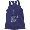 skeleton hand Racerback Tank