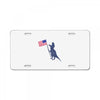 Patriotic T-Rex License Plate