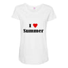 i love summer Maternity Scoop Neck T-shirt