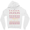 christmas ugly shark Zipper Hoodie