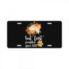 but first pumpkin space latte License Plate
