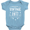 original parts vintage established 1977 perfectly aged Baby Bodysuit
