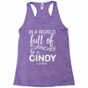 in a world full of grinches be a cindy lou who Racerback Tank