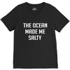 The Ocean Made Me Salty V-Neck Tee