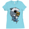 shark Ladies Fitted T-Shirt