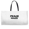peace maker Weekender Totes