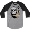 hockey mask halloween 3/4 Sleeve Shirt
