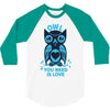 owl you need is love 3/4 Sleeve Shirt