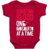 donating blood one mosquito funny Baby Bodysuit
