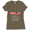 Entropy: The Ultimate Thermodynamics Game Ladies Fitted T-Shirt