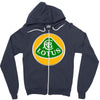 marvelous lotus Zipper Hoodie