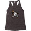masked chaos Racerback Tank