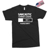 sarcastic comment loading please wait funny cool humour Exclusive T-shirt