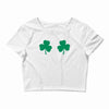 shamrock boobs Crop Top
