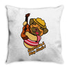 keep calm and play music Throw Pillow