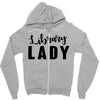 library lady Zipper Hoodie