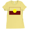 australian aboriginal Ladies Fitted T-Shirt