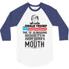 Donald trump The D Is Missing 3/4 Sleeve Shirt