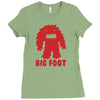 big foot Ladies Fitted T-Shirt