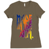 made in the am Ladies Fitted T-Shirt