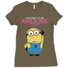 me awesome Ladies Fitted T-Shirt
