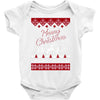 merry christmas ugly christmas sweater Baby Bodysuit