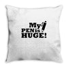 huge pen Throw Pillow