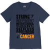 Strong Independent Motivated Cancer V-Neck Tee