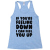 new rude birthday present Racerback Tank