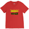 funny t shirt i live at the corner kiss my as &amp; no friggin way rude te V-Neck Tee