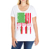 fist raised and proud! Ladies Curvy T-Shirt