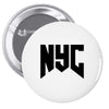 nyc new york city Pin-back button