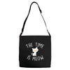 Meow Adjustable Strap Totes