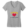teaching is a work of heart Women's V-Neck T-Shirt