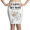 i love when my wife lets me buy another bike Pencil Skirts