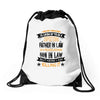 Super Cool Father In Law Of A Freaking Awesome Son In Law Drawstring Bags