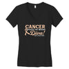 Cancer Picked The Wrong Diva Women's V-Neck T-Shirt