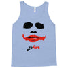 visage joker yeux ferm&eacute;s Tank Top