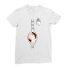 Peek a Boo with Pocket Baby Girl Ladies Fitted T-Shirt