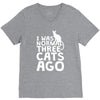i was normal three cats ago lol funny cat V-Neck Tee