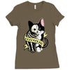 schrodinger cat tattoo Ladies Fitted T-Shirt