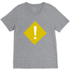 warning V-Neck Tee