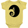 nightmare before christmas black logo Baby Bodysuit