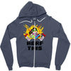 gamer gremlin stole pog Zipper Hoodie