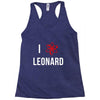 i heart leonard Racerback Tank