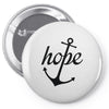hope anchor religious Pin-back button