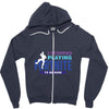 i Stopped Playing Fortnite To Be Here Zipper Hoodie